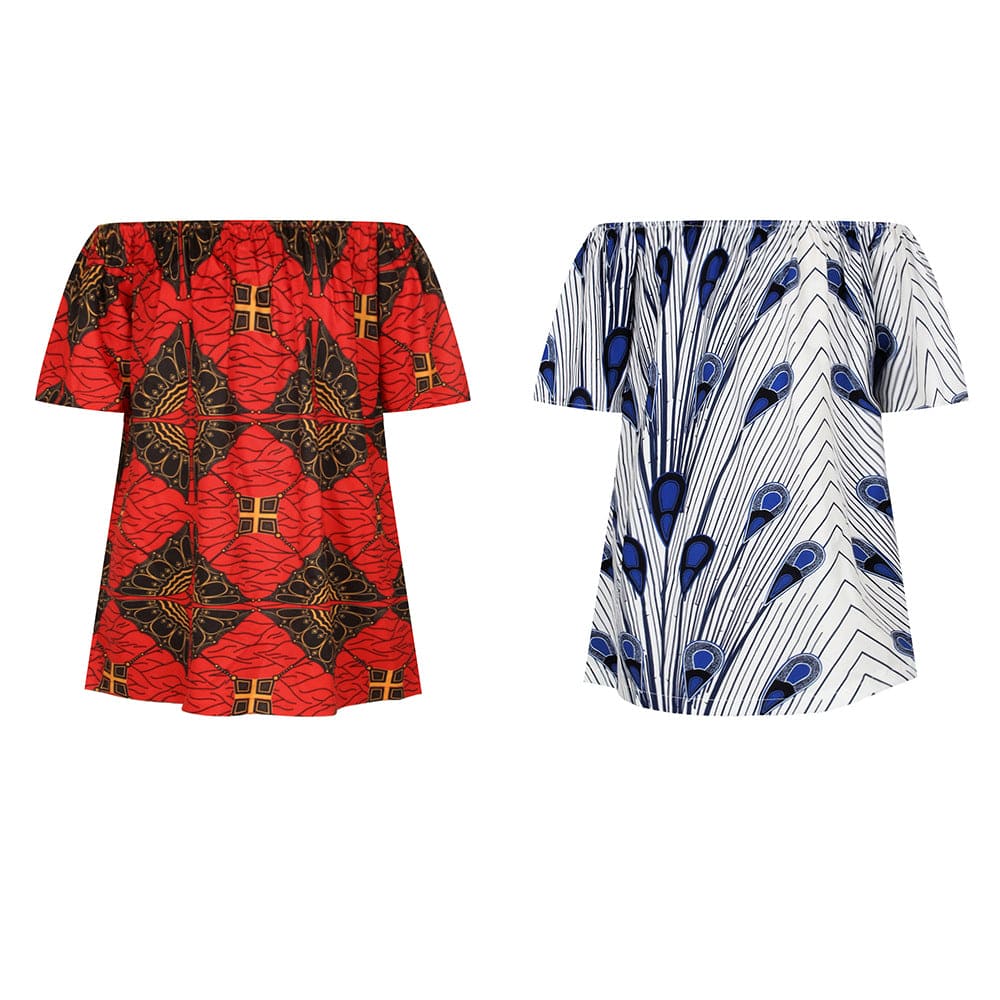 African Casual Loose Mother-Daughter Parent-Child Tube Top Dress