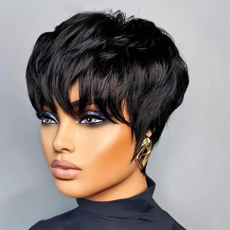 Women's African Fluffy Short Curly Hair Headgear
