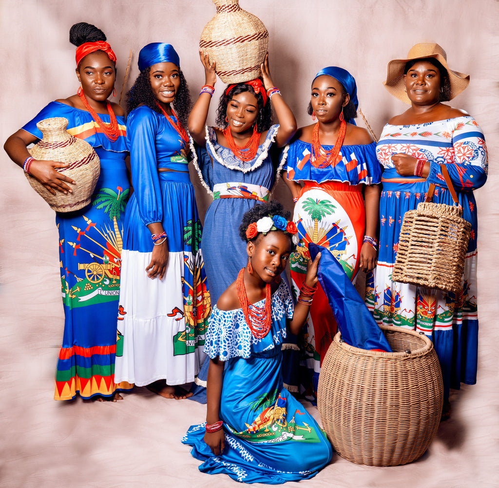 Haitian Heritage Two-Piece Skirt Set