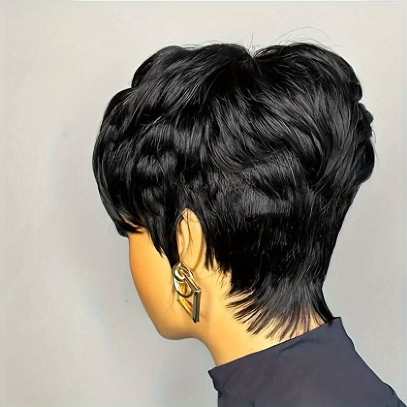 Women's African Fluffy Short Curly Hair Headgear