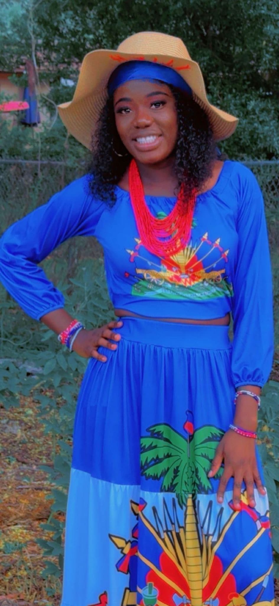 Haitian Elegance Straw Hat