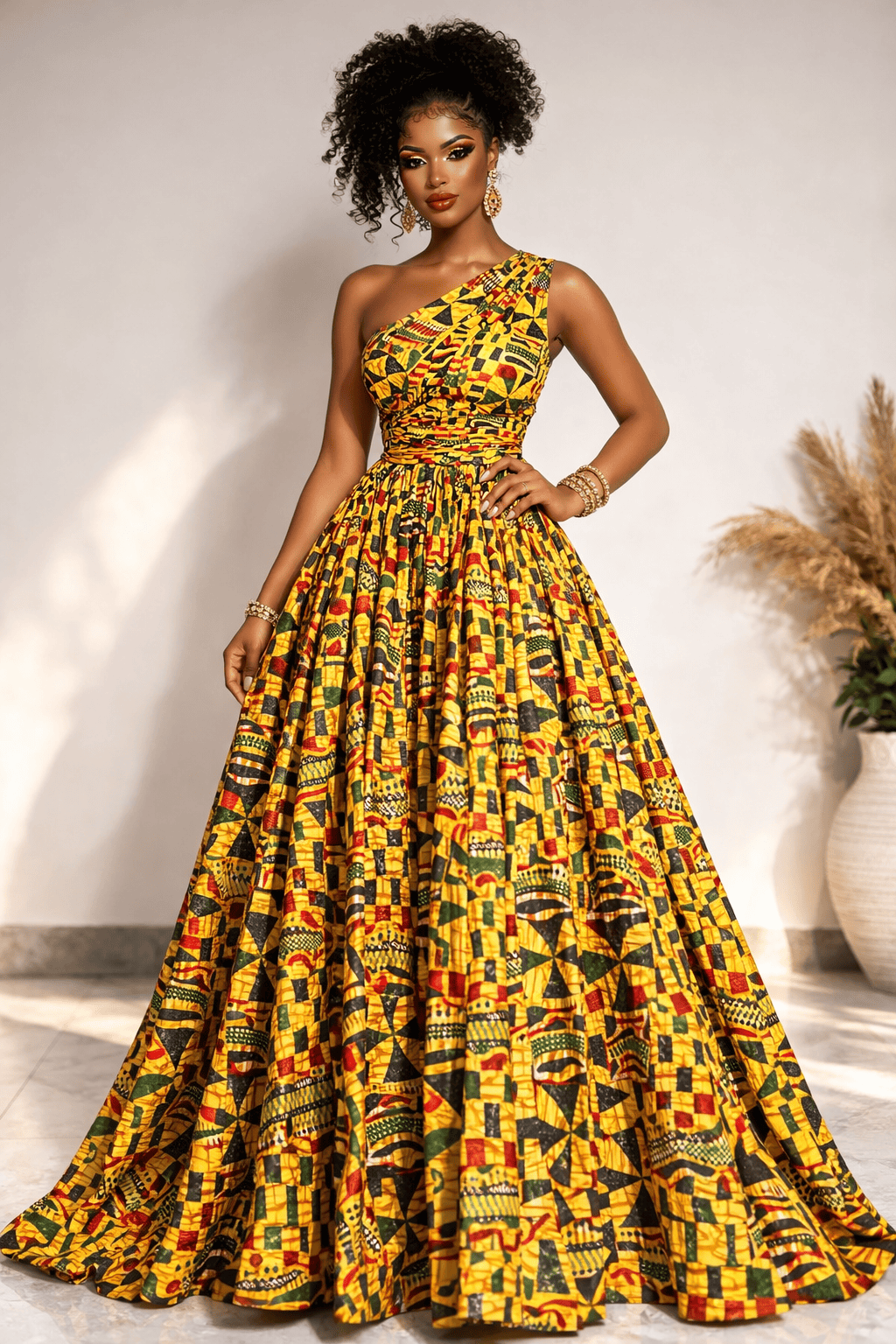 Explosive African style digital printing DIY straps, more dresses, female split sexy long skirts, factory direct sales