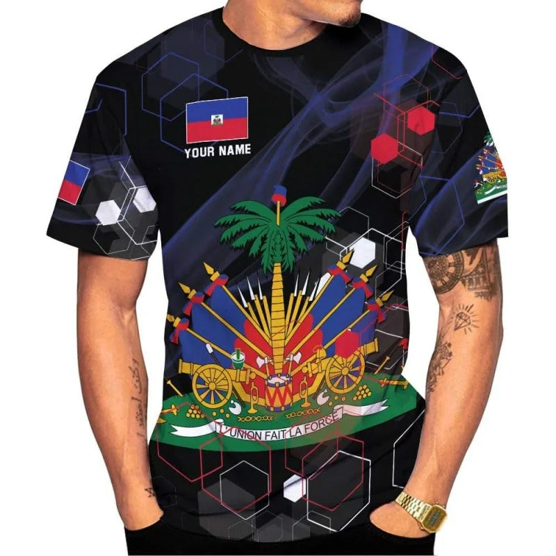 Men’s Cultural Graphic Casual T-Shirt