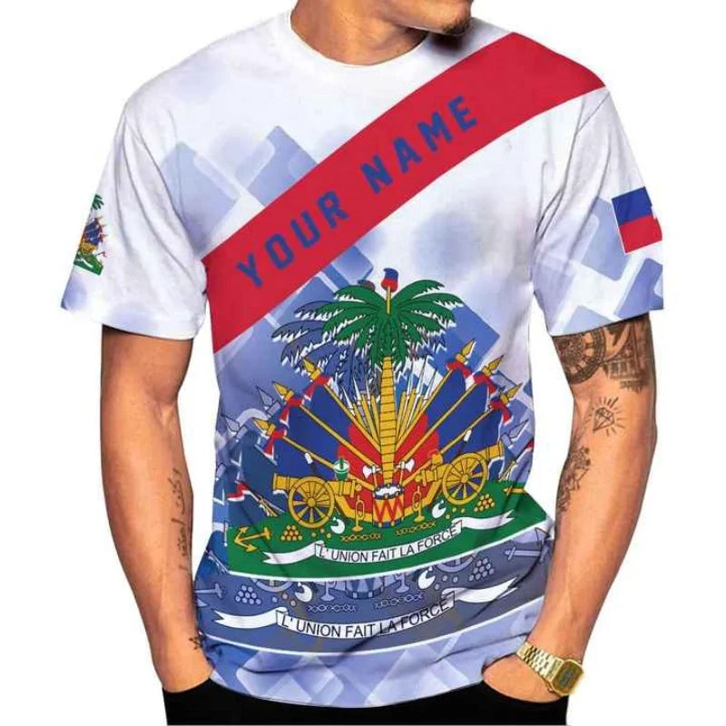 Men’s Cultural Graphic Casual T-Shirt