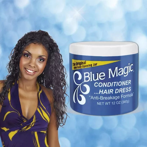Blue Magic Anti-Breakage Formula Conditioner - 12oz: Paraben-Free, For Textured & Curly Hair, Moisturizing Cream