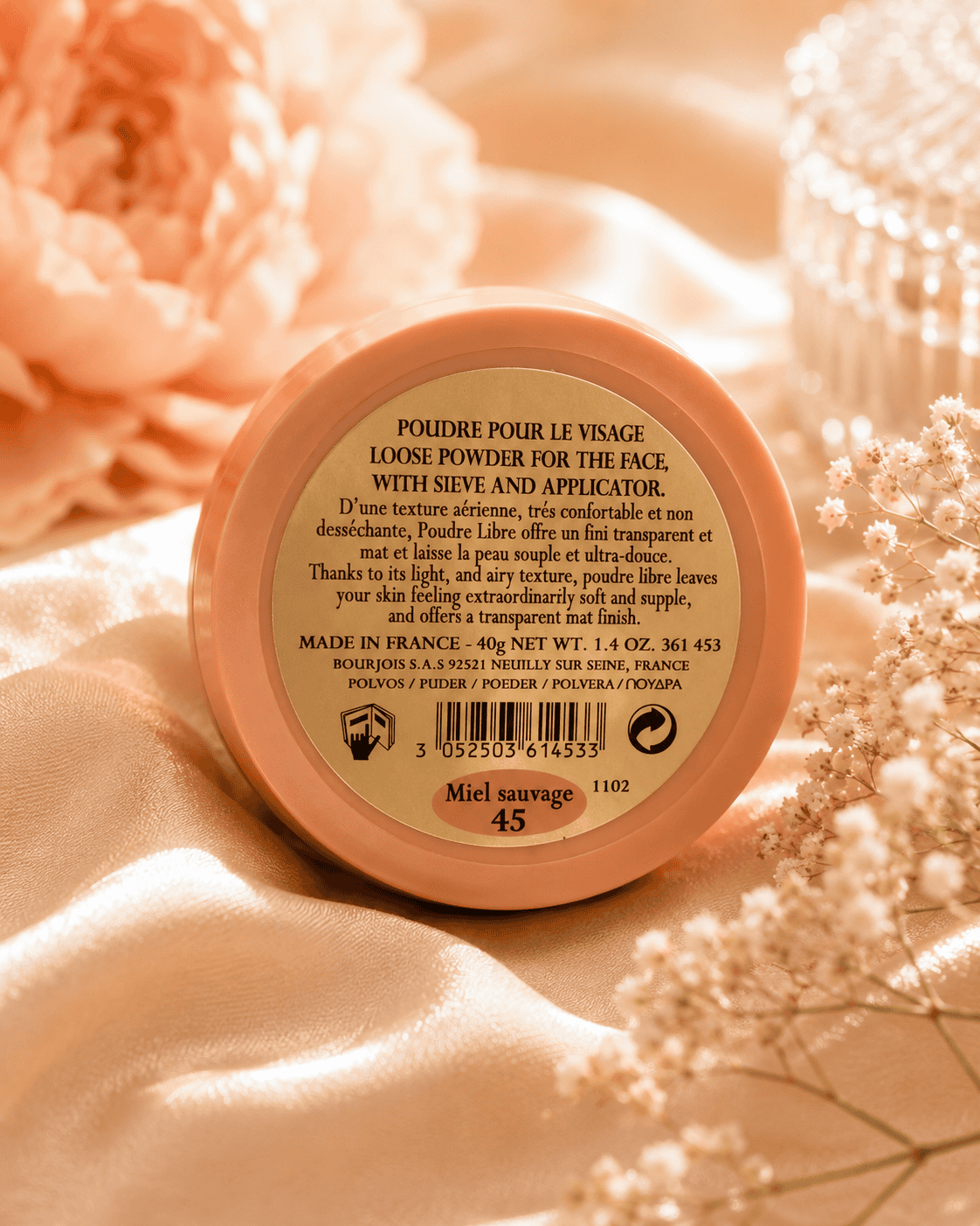 Bourjois Loose Powder – Matte Finish Transparent Setting Powder | Lightweight, Smooth Skin, Long-Lasting Oil Control