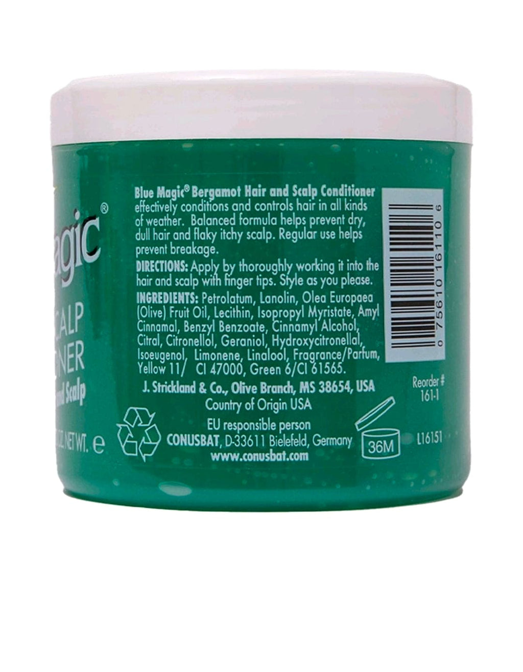 This is Blue Magic Bergamot Hair & Scalp Conditioner (12 oz / 340 g).