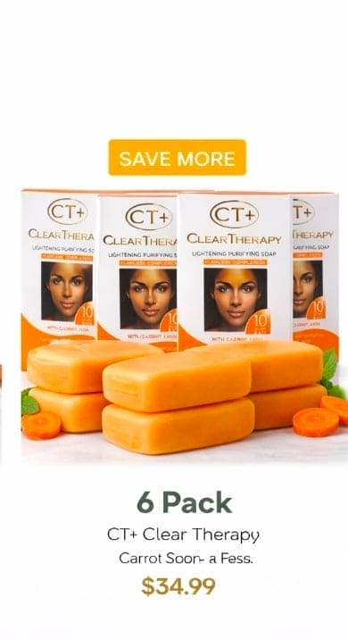 CT+ Carrot Moisturizing Body Lotion and Face soap