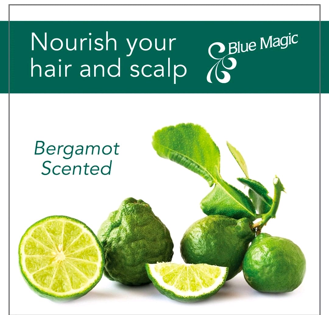 This is Blue Magic Bergamot Hair & Scalp Conditioner (12 oz / 340 g).