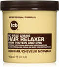 TCB Professional Formula No Base Cream Hair Relaxer with Protein and DNA – Regular/Super – Available in 7.5 oz & 15 oz