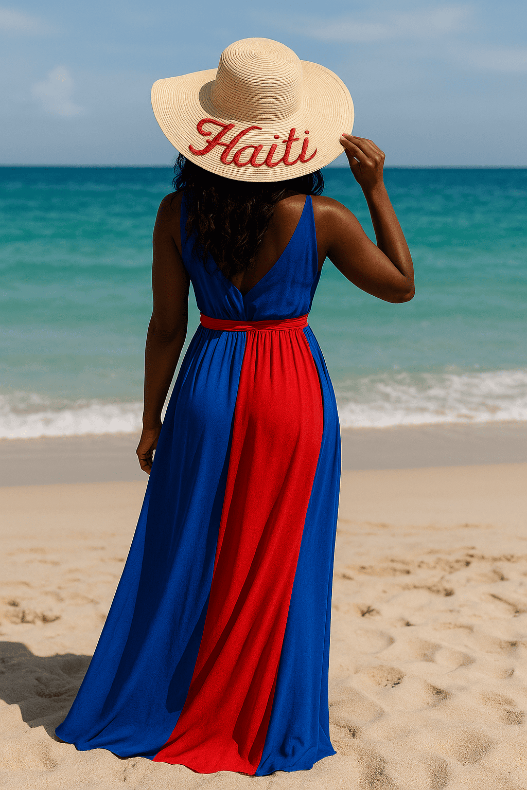 Haitian Elegance Straw Hat