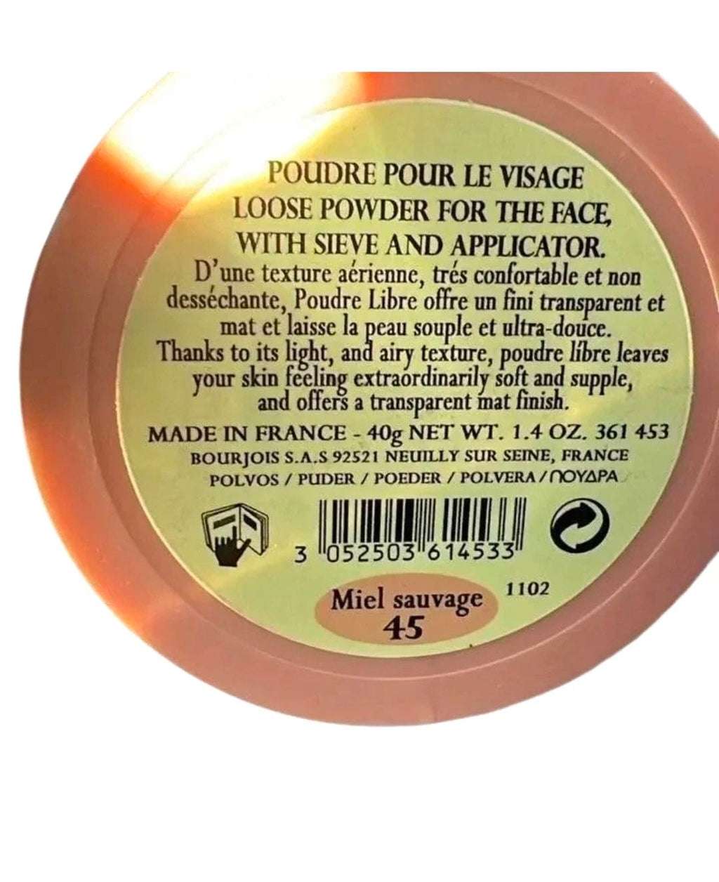 Bourjois Loose Powder – Matte Finish Transparent Setting Powder | Lightweight, Smooth Skin, Long-Lasting Oil Control