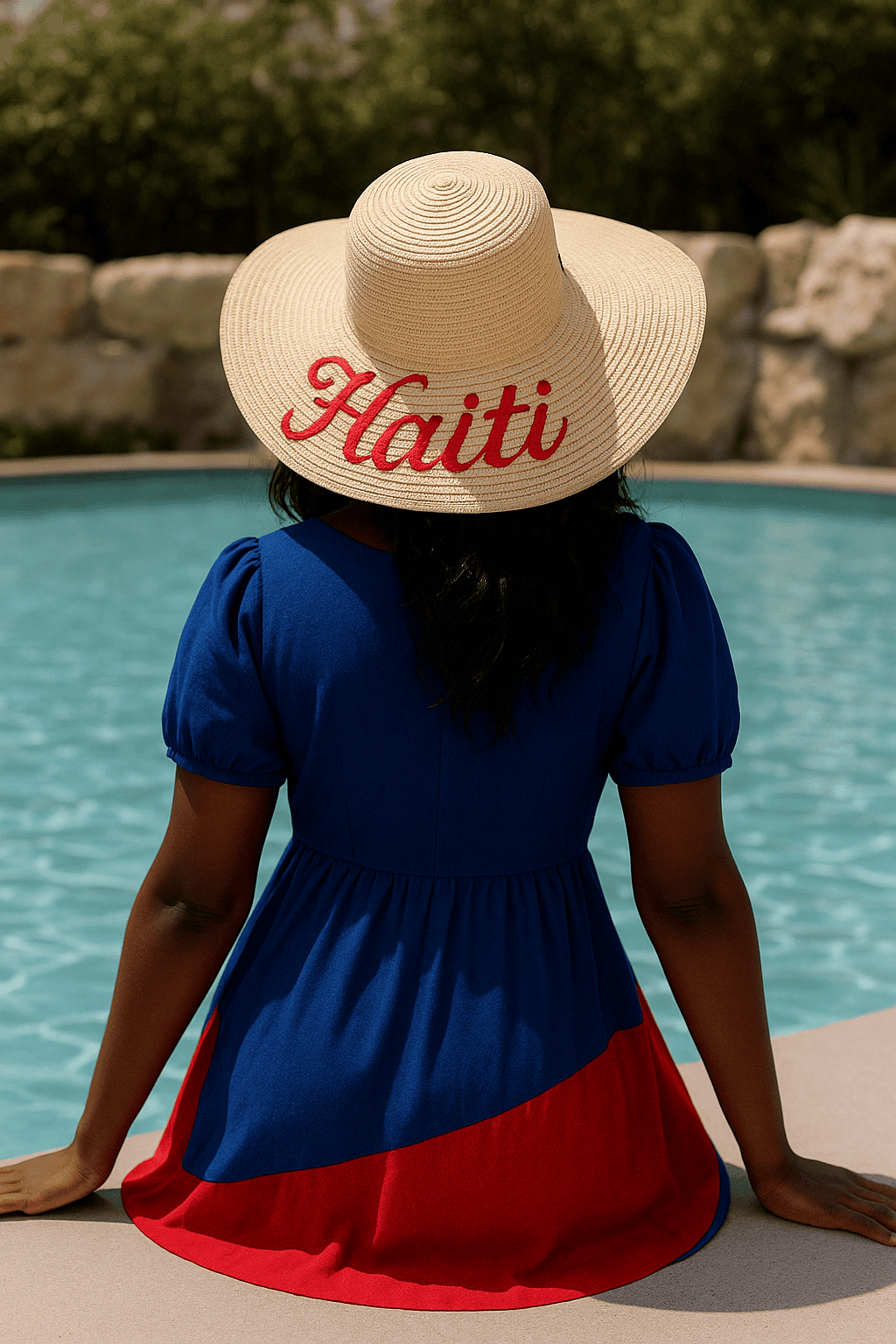 Haitian Elegance Straw Hat