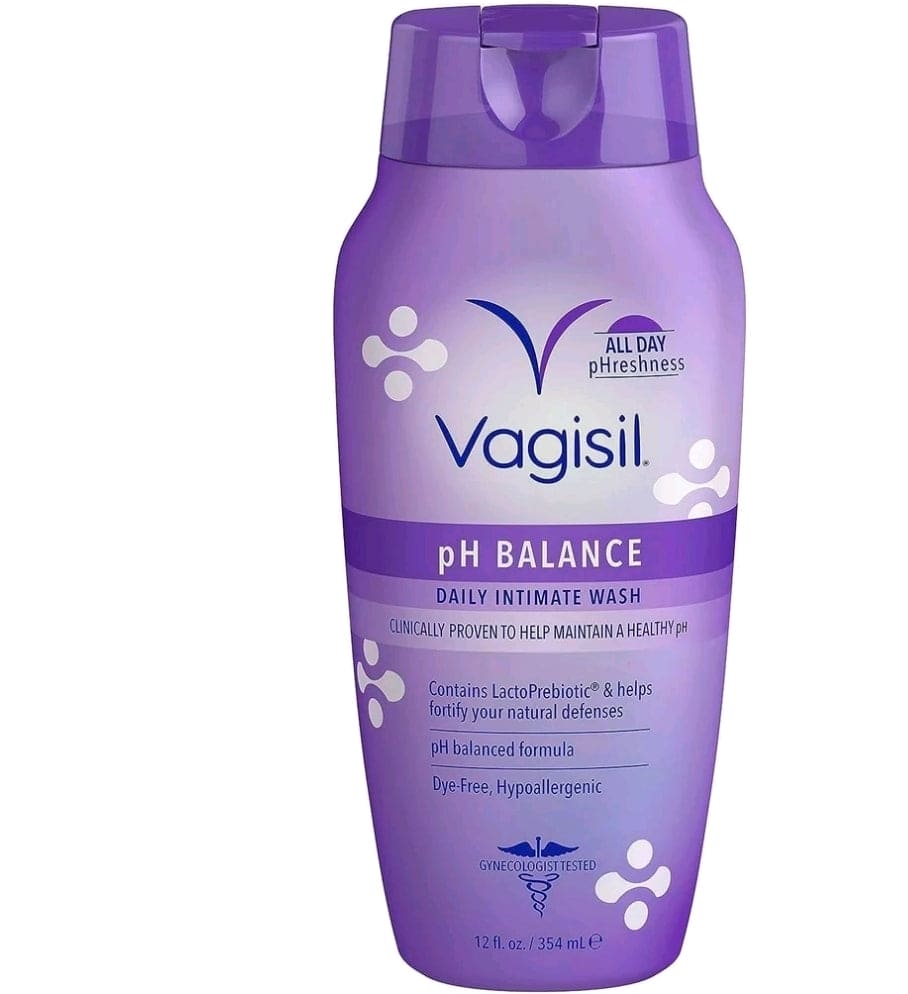 Vagisil Feminine Wash for Intimate Area Hygiene, pH Balance, Gynecologist Tested, Hypoallergenic, 12 fl oz,