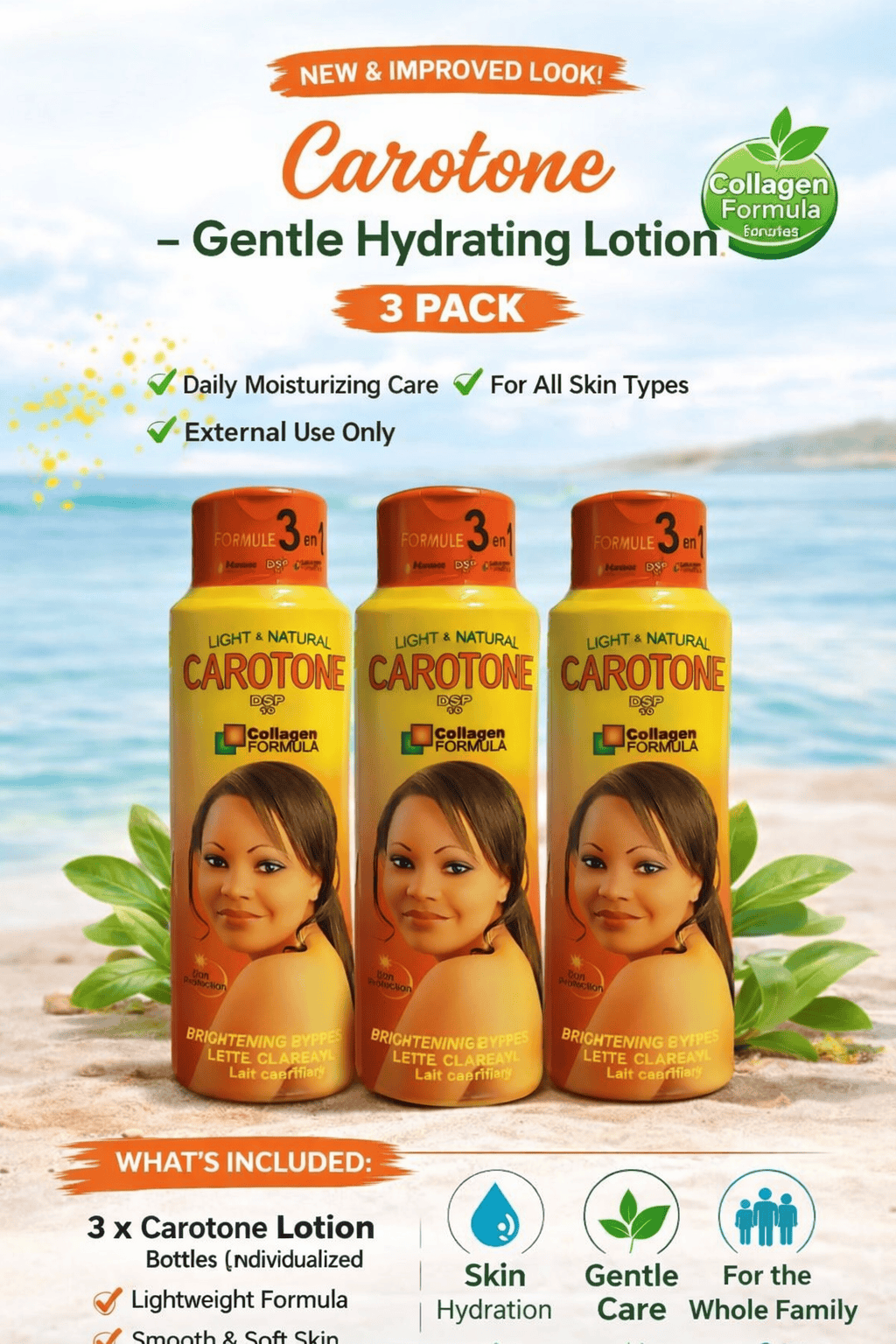 Carrot Body Care Cream – Smooth & Soft Feel