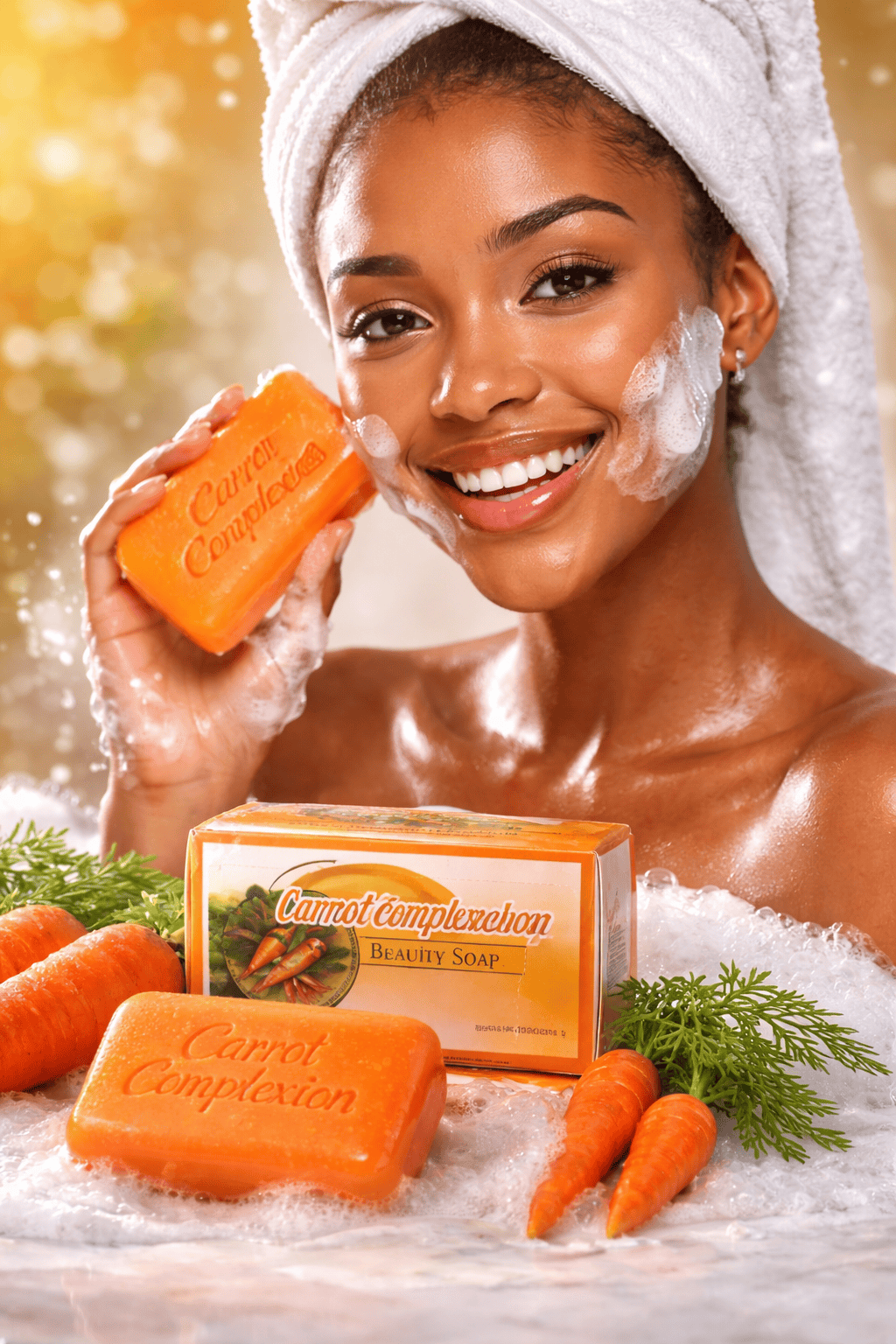 Carrot Complexion Beauty Soap – Radiant & Glowing Skin