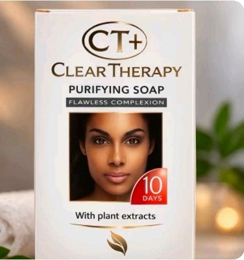 CT+ Clear Therapy Carrot & Ivory Cleansing Soap 175g Gentle Daily Facial & Body Cleanser
