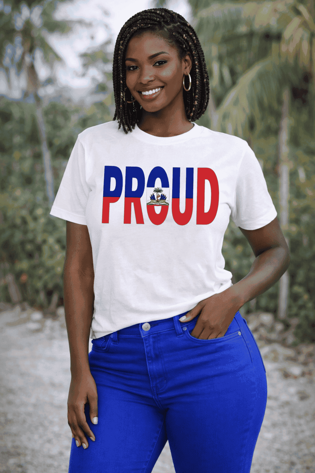 Haiti T Shirt Women Funny Y2K Harajuku T-shirts Female Funny Clothing Aesthetic Clothes Women Clothing