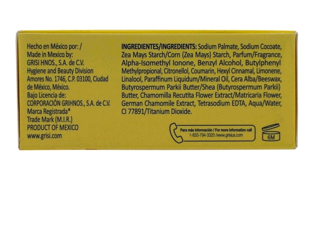 Ricitos de Oro Manzanilla Soap Bars, 100 g Each – 4 Pack