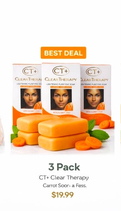 “CT+ Carrot Cleansing Soap 175g – Face & Body Soap”