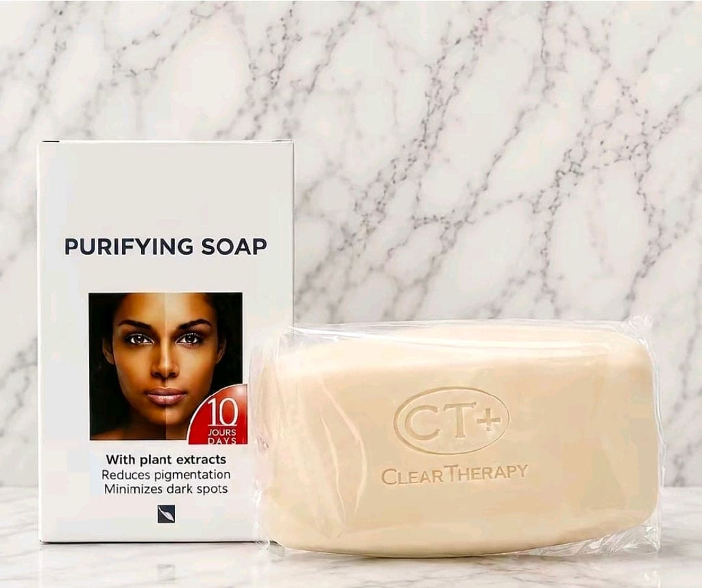 CT+ Clear Therapy Carrot & Ivory Cleansing Soap 175g Gentle Daily Facial & Body Cleanser