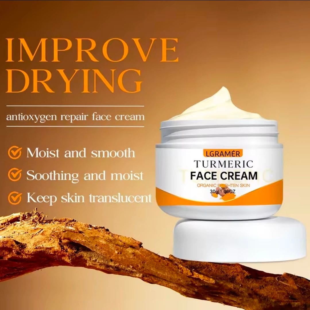 Turmeric Face Cream – Hydrating Glow Moisturizer for Smooth & Healthy Skin (60g)