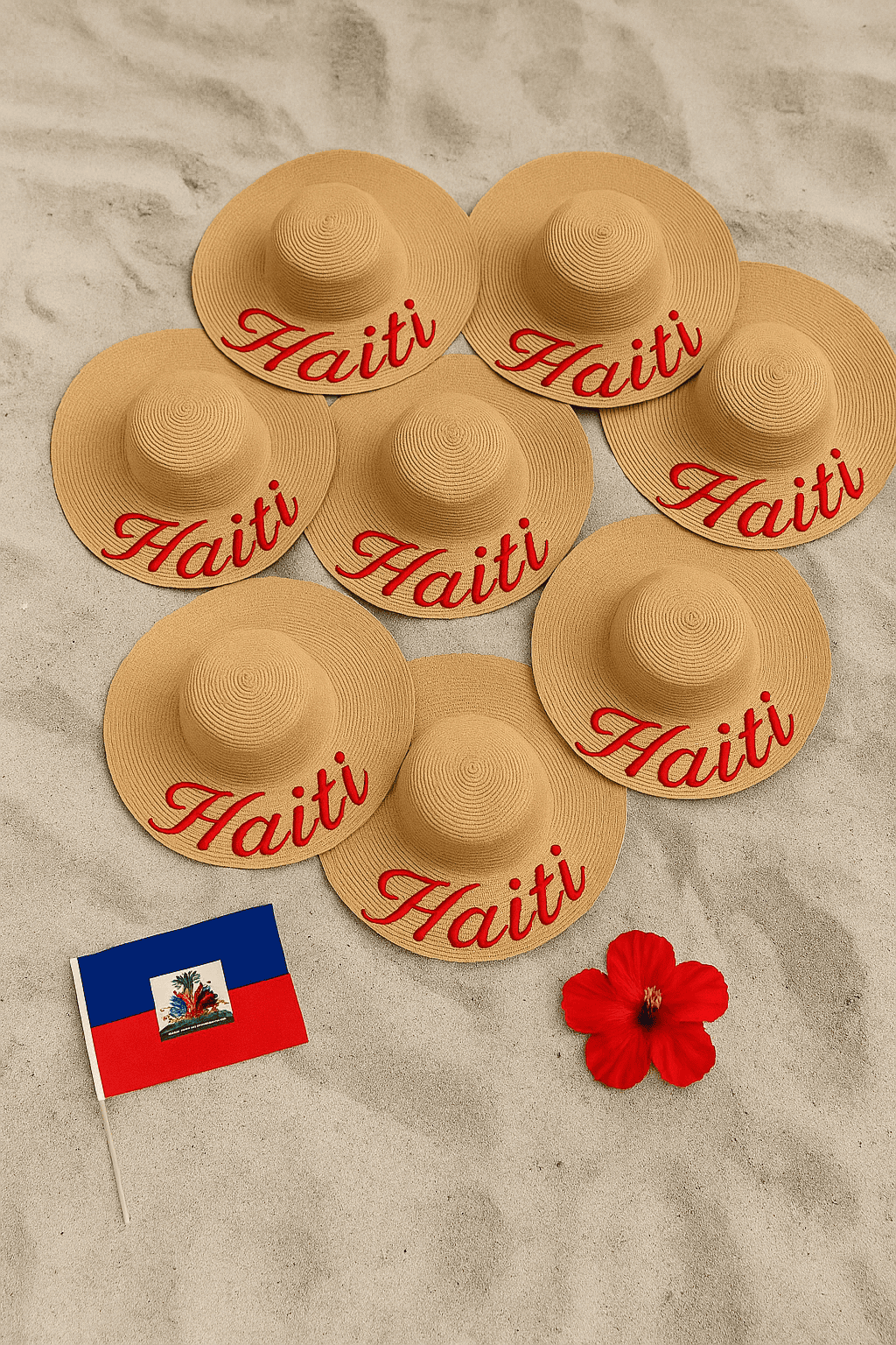 Haitian Elegance Straw Hat