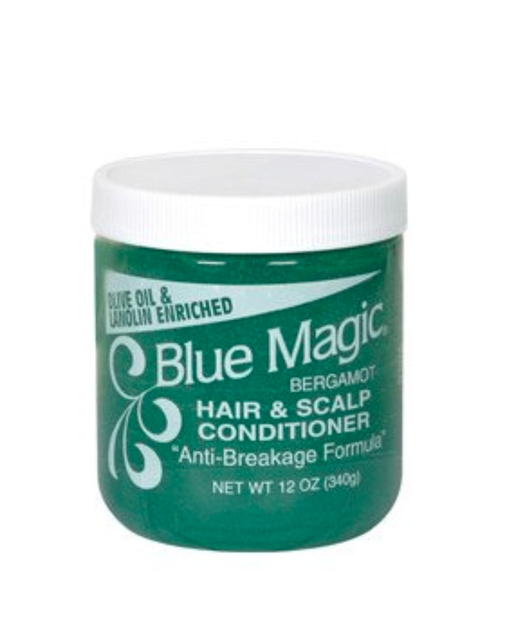 This is Blue Magic Bergamot Hair & Scalp Conditioner (12 oz / 340 g).