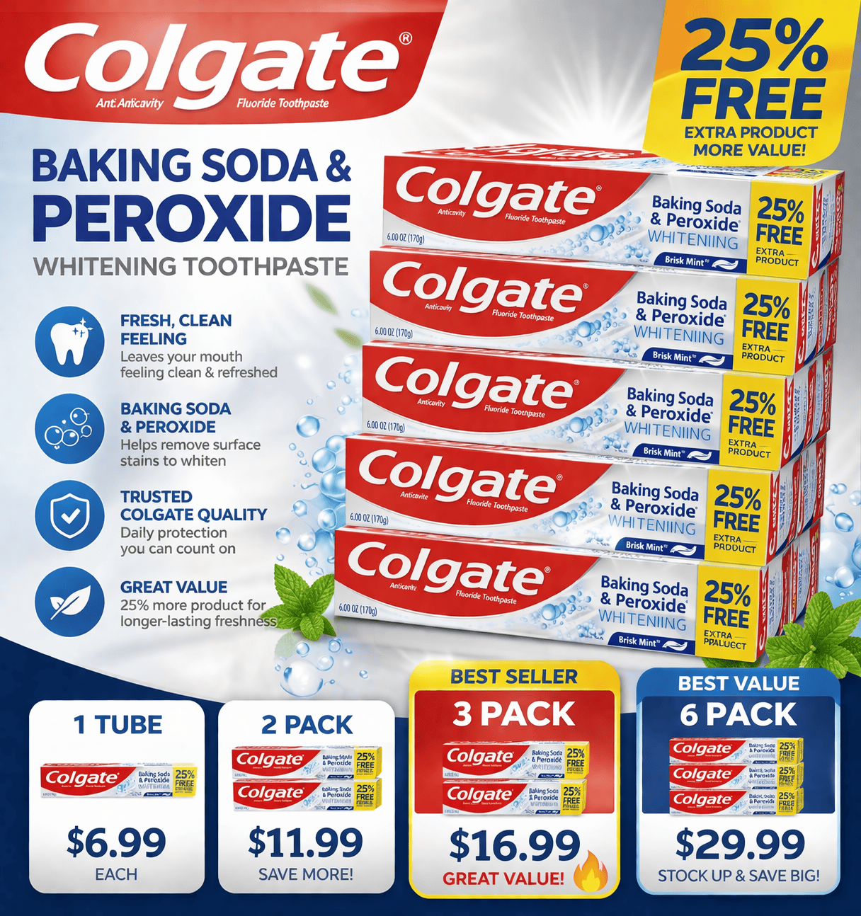 Baking Soda Toothpaste – Fresh Breath & Clean Teeth”