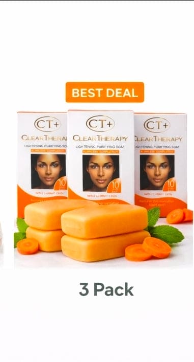 “CT+ Carrot Cleansing Soap 175g – Face & Body Soap”
