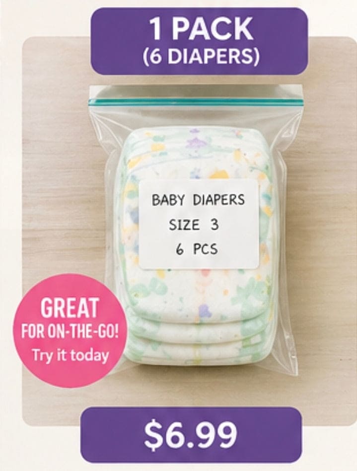 Baby Diapers Soft & Absorbent | Newborn to Size 5 | Value Packs Available