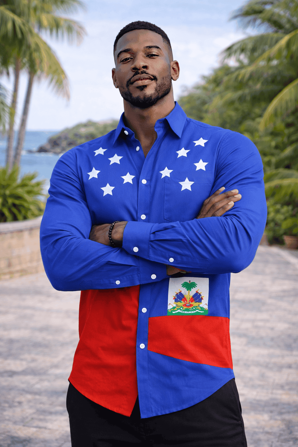 Long Sleeve Shirt Men Clothes Samoan Polynesian Shirts For Tribal Island Top Men's Shirt
